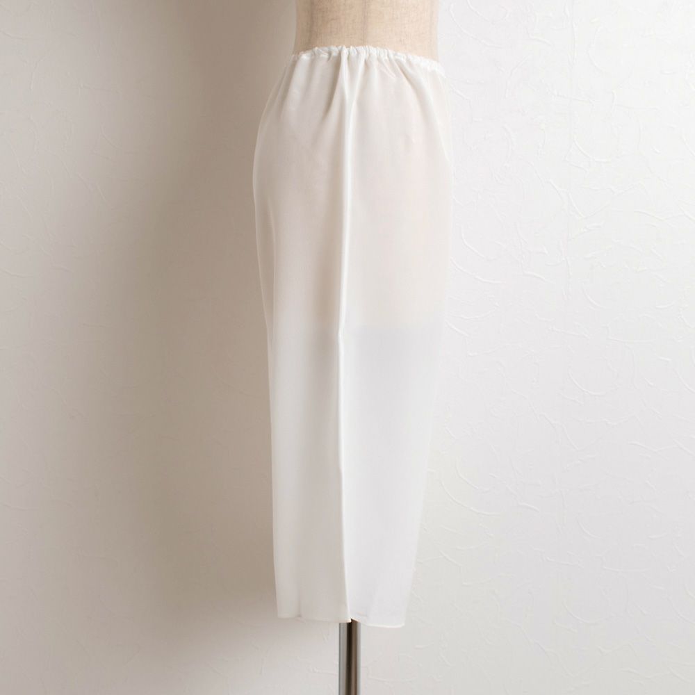 シルク100% クレープデシン 膝下ペチパンツ 日本製