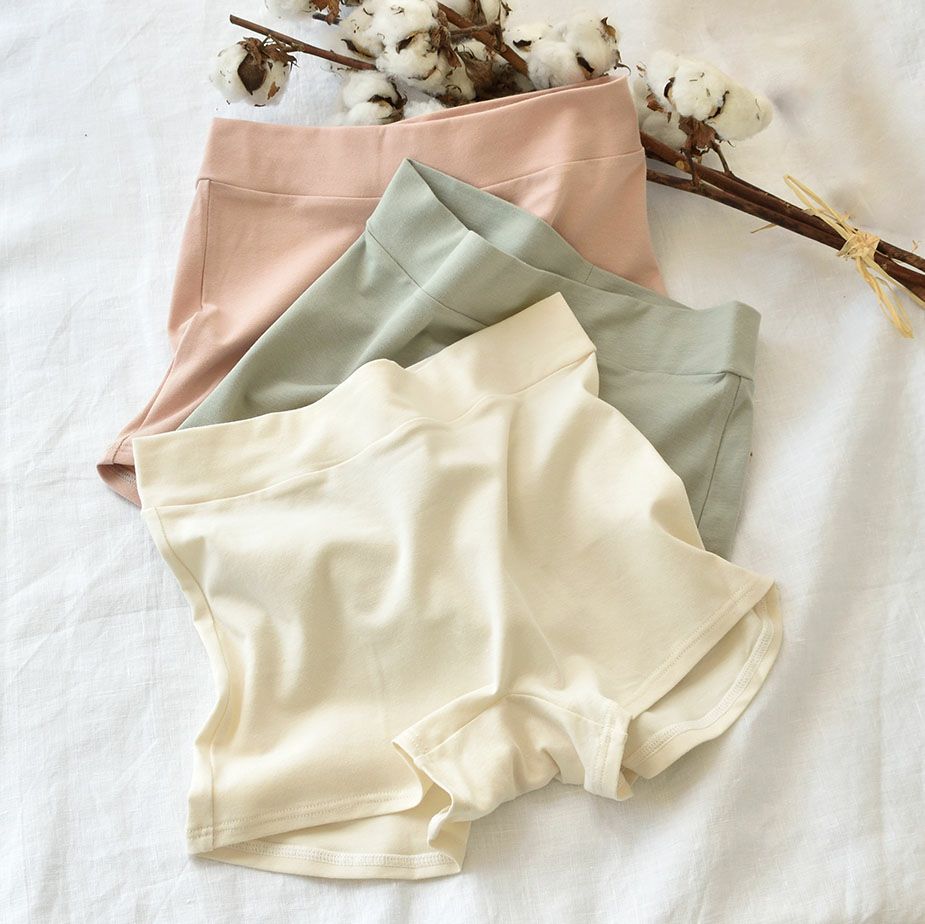 オーガニックコットン ボクサーショーツ サニタリー兼用 日本製 マチ裏シルク