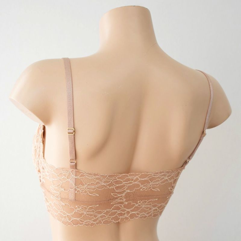 カップ裏シルク ソフトブラ＆ショーツセット 日本製