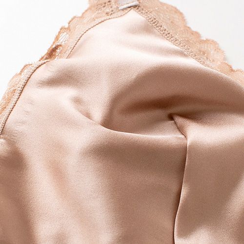 カップ裏シルク ソフトブラ＆ショーツセット 日本製