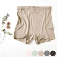 シルク ハイウエスト ショーツ ストレッチ ソフトベア天竺 日本製 一分丈