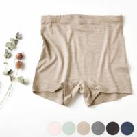 シルク ハイウエスト ショーツ ストレッチ ソフトベア天竺 日本製 一分丈