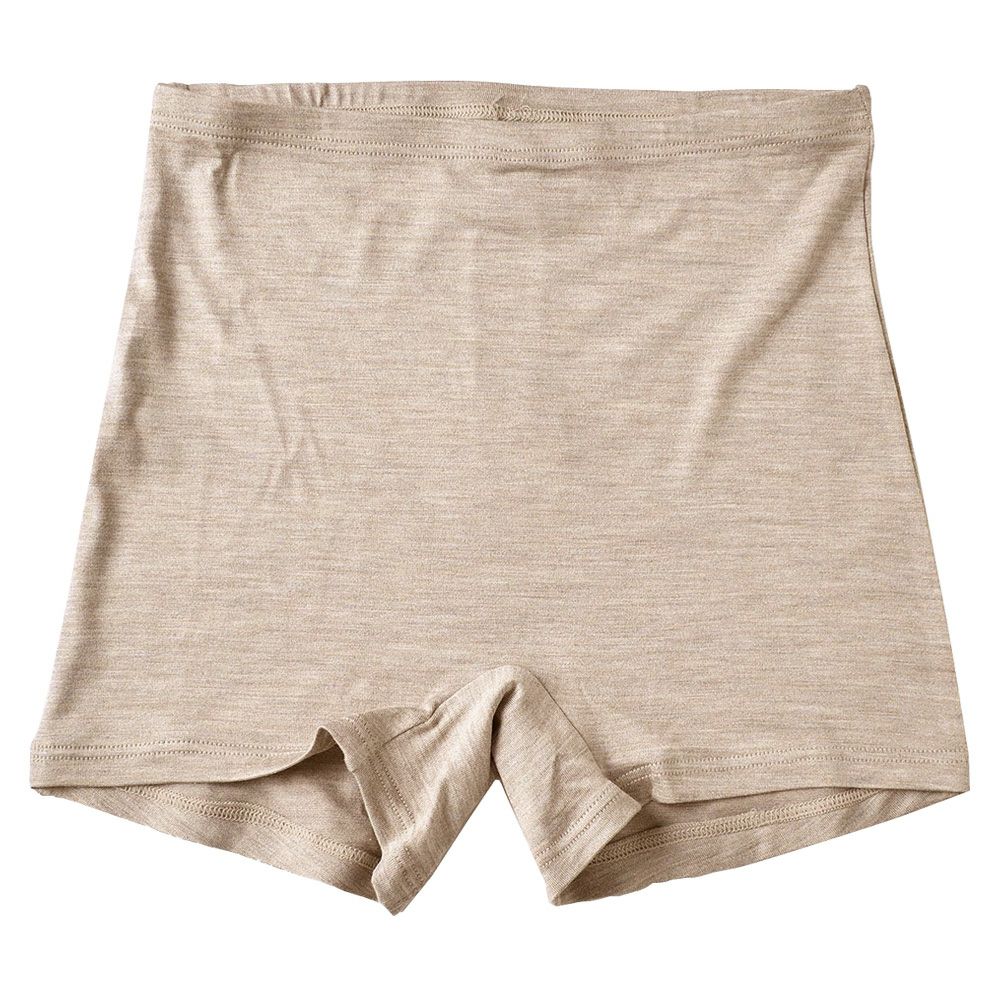 シルク ハイウエスト ショーツ ストレッチ ソフトベア天竺 日本製 一分丈