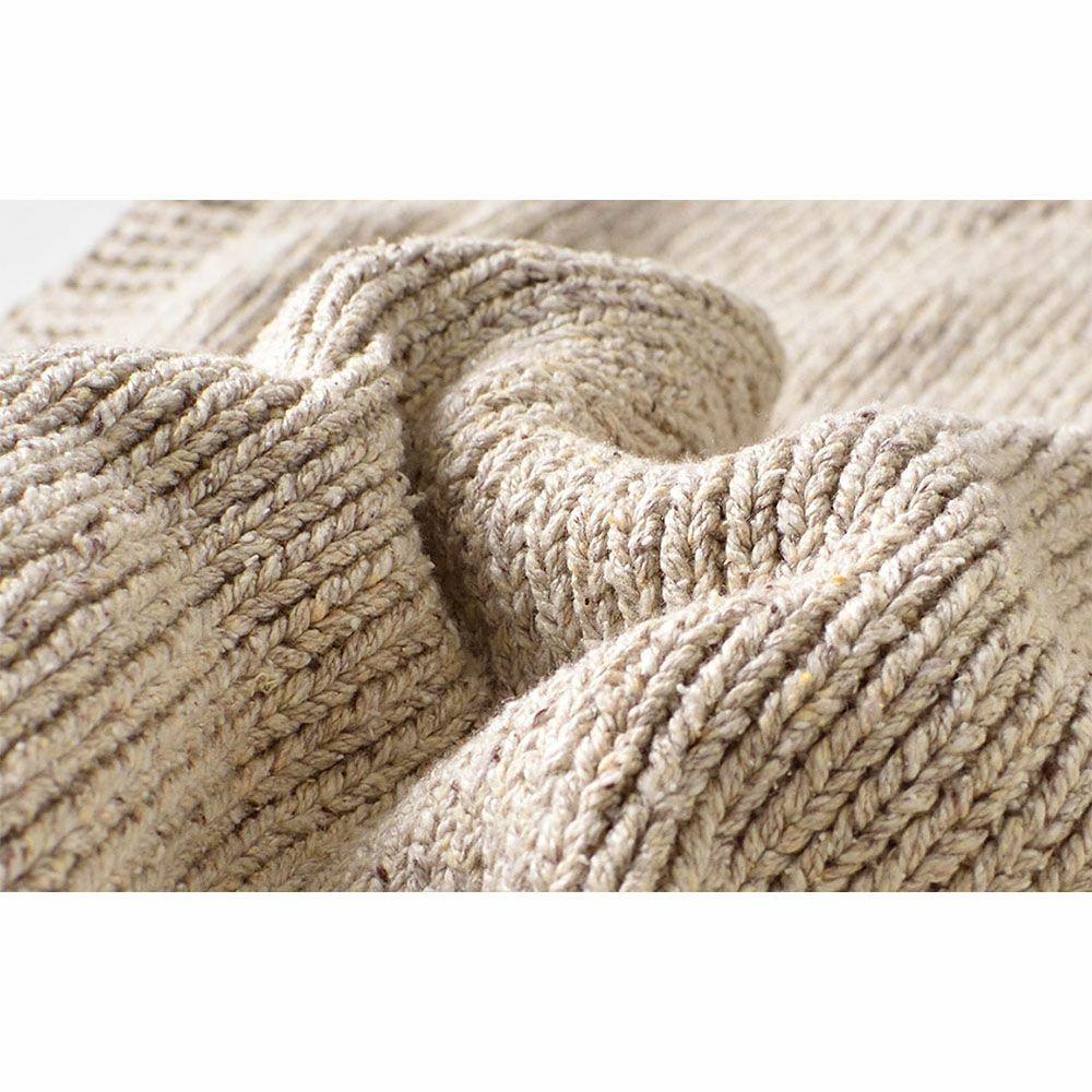 シルク100％ モックネック ニットベスト 日本製