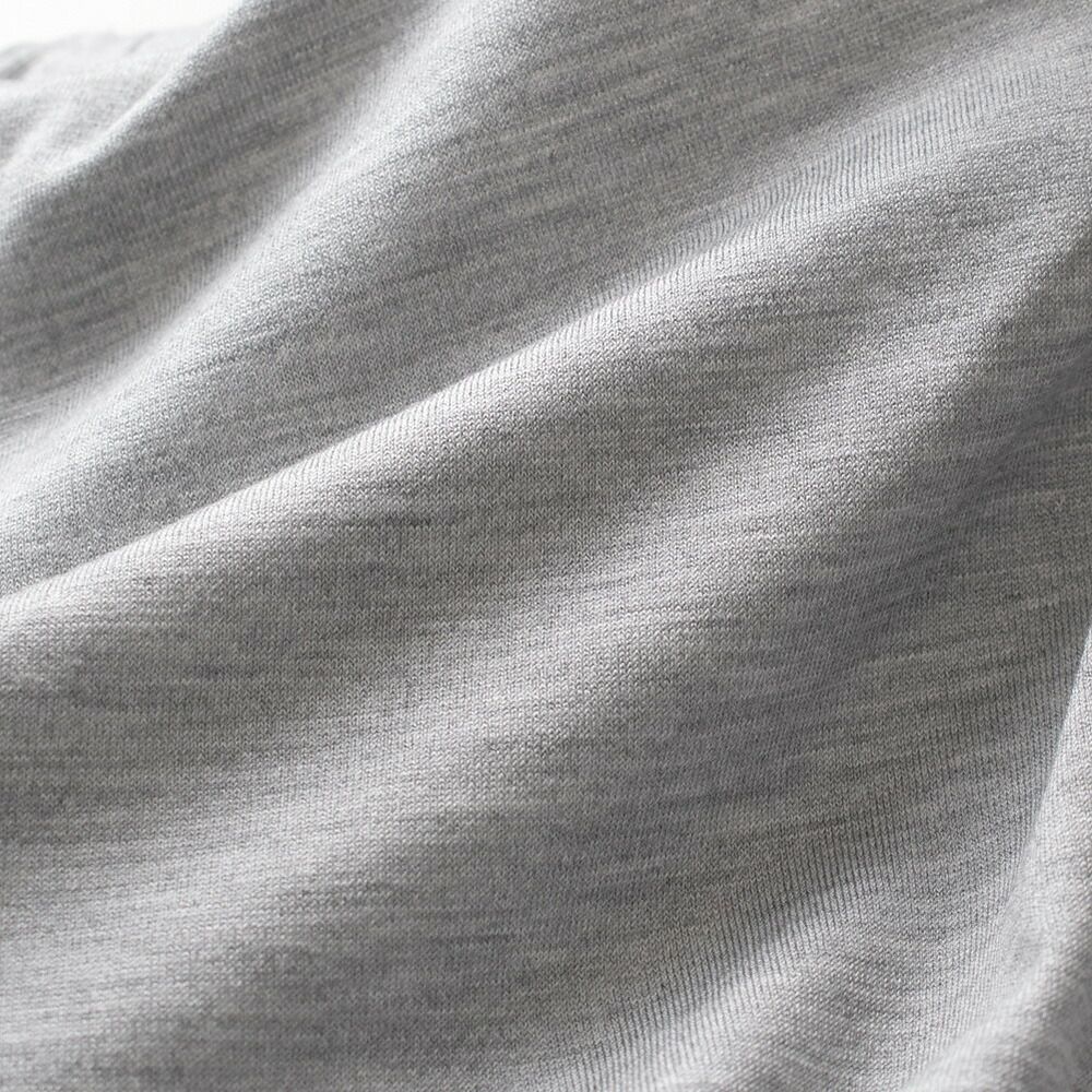 シルク ハイウエスト レギンス ストレッチ ソフトベア天竺 日本製