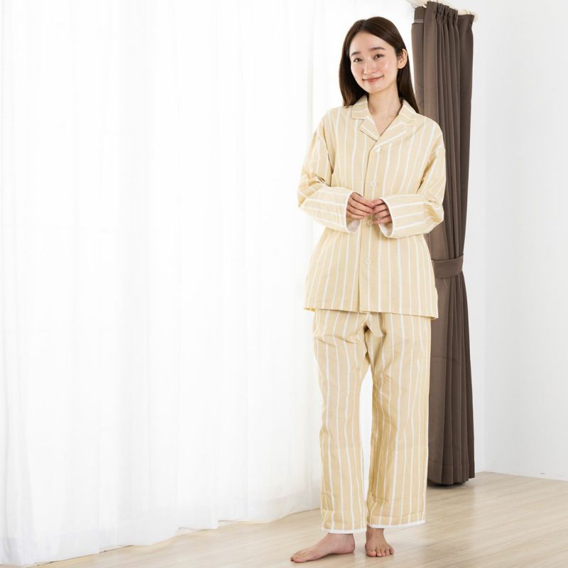 和紙のパジャマ 日本製 前開き 男女兼用