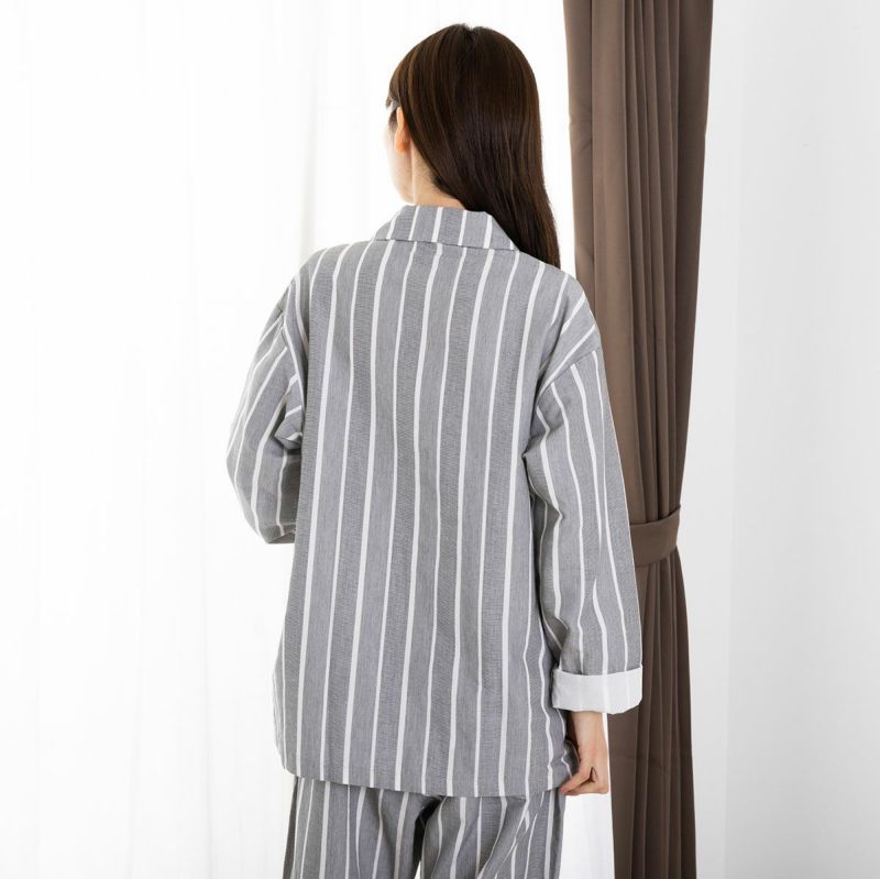和紙のパジャマ 日本製 前開き 男女兼用