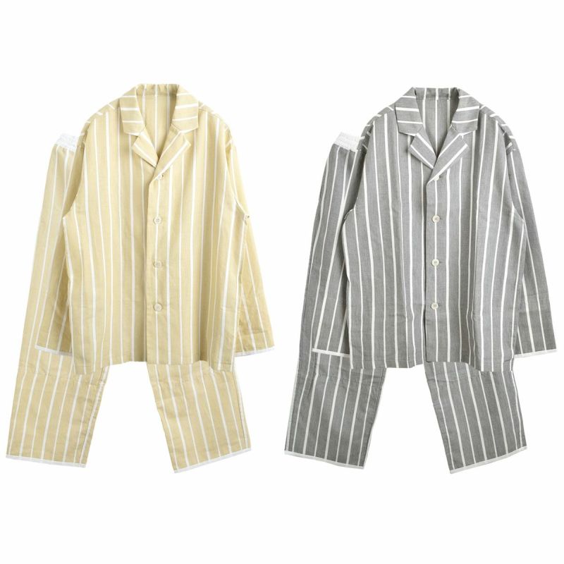 和紙のパジャマ 日本製 前開き 男女兼用