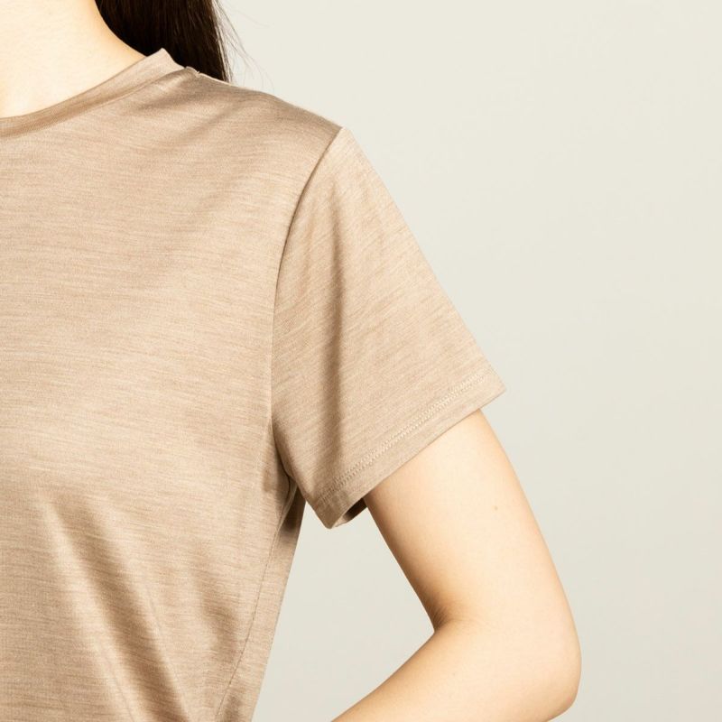シルク100％ ジャージー 半袖 Tシャツ 日本製 