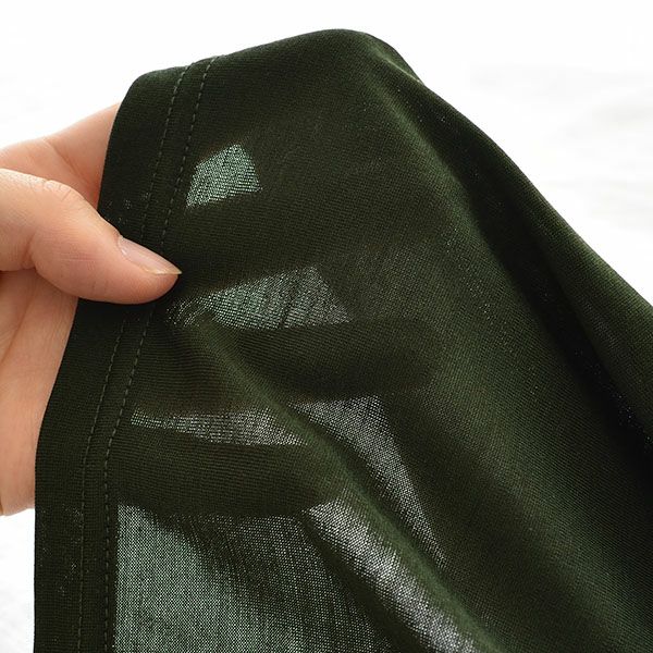 シルク100％ ジャージー 汗取りインナー フレンチ袖 日本製 襟ぐり小さめ