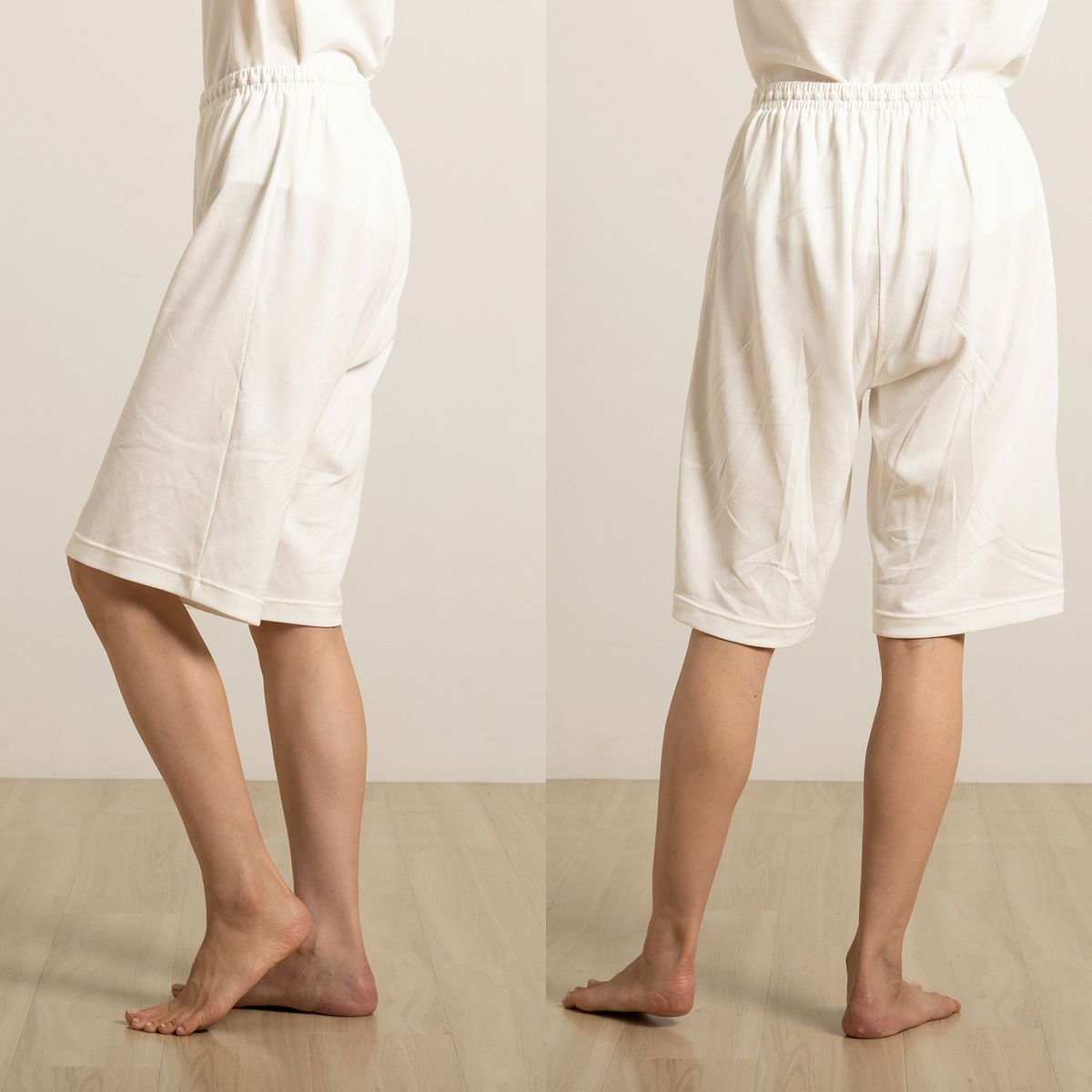 和紙100％ 天竺 ハーフパンツ 日本製
