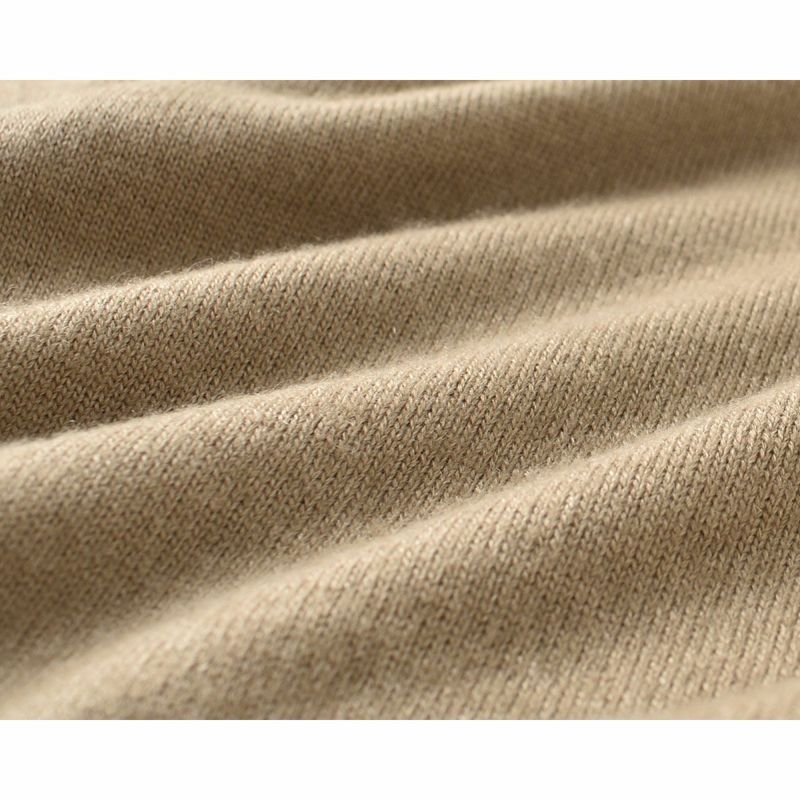 カシミヤ シルク クルーネックセーター 日本製 GAKU 縫い目のないホールガーメント 
