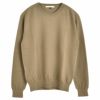 カシミヤ シルク クルーネックセーター 日本製 GAKU 縫い目のないホールガーメント 
