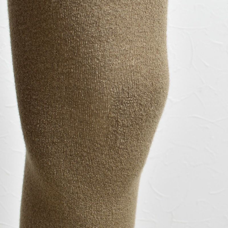 カシミヤ シルク ストレッチ はらまき ロングパンツ 日本製 GAKU 縫い目のないホールガーメント 