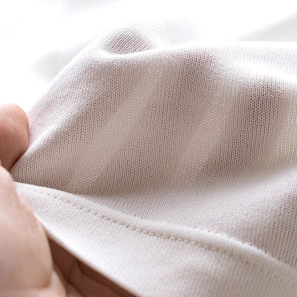 【お試し価格】和紙100％ 天竺 5分袖トップス 日本製