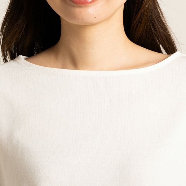 【お試し価格】和紙100％ 天竺 5分袖トップス 日本製