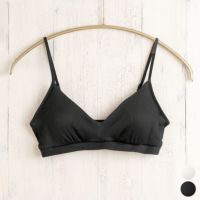 コットンシルク テレコ ノンワイヤー ブラジャー 日本製