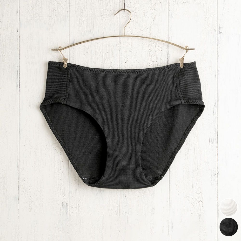 コットンシルク テレコ スタンダードショーツ 前身二重