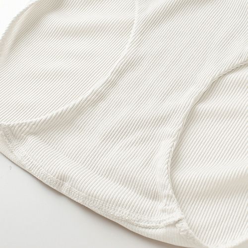 コットンシルク テレコ スタンダードショーツ 前身二重