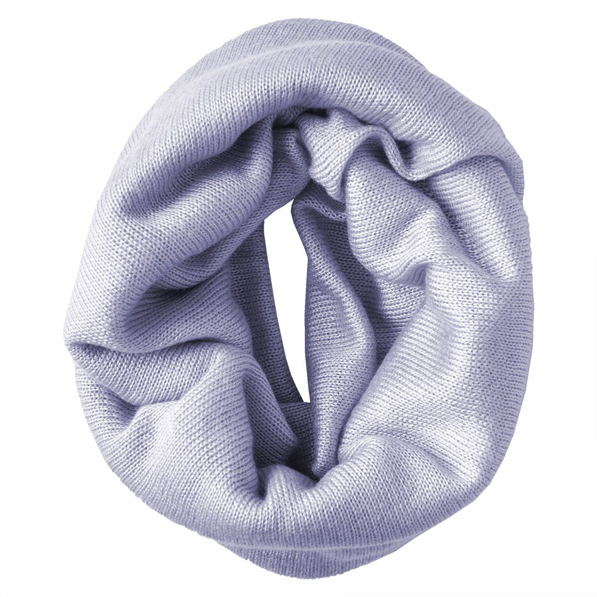 シルク100％ ふわふわ加工 ネックウォーマー 日本製 筒状に編まれたホールガーメント