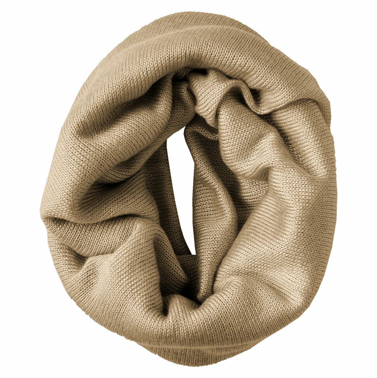 シルク100％ ふわふわ加工 ネックウォーマー 日本製 筒状に編まれたホールガーメント