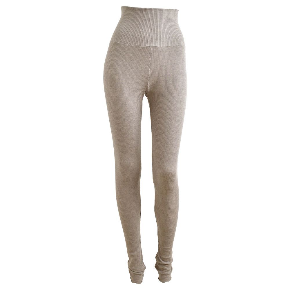 シルクカシミヤ混 13分丈 レギンス 日本製