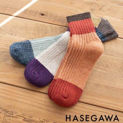 シルク メンズ ソックス 日本製 TWEEDY SILK SOCKS 長谷川商店