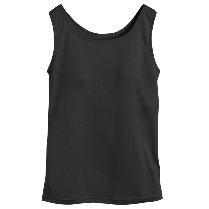 シルク100％ カップ付き タンクトップ 日本製 ゆるラク【ふわ肌シルク】