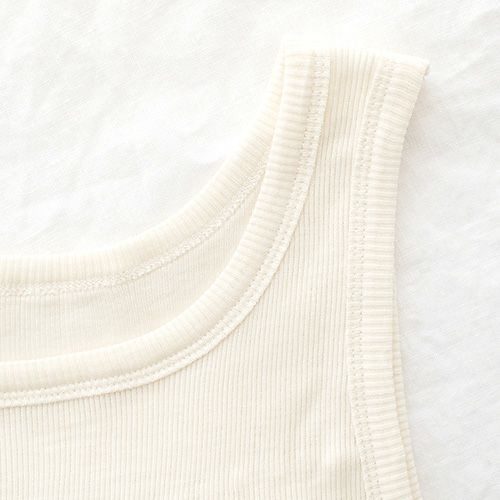 シルク100% テレコ カップ付き タンクトップ 日本製 ウォッシャブル加工