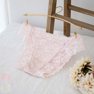  シルク ショーツ フロントレース サニタリー兼用 日本製