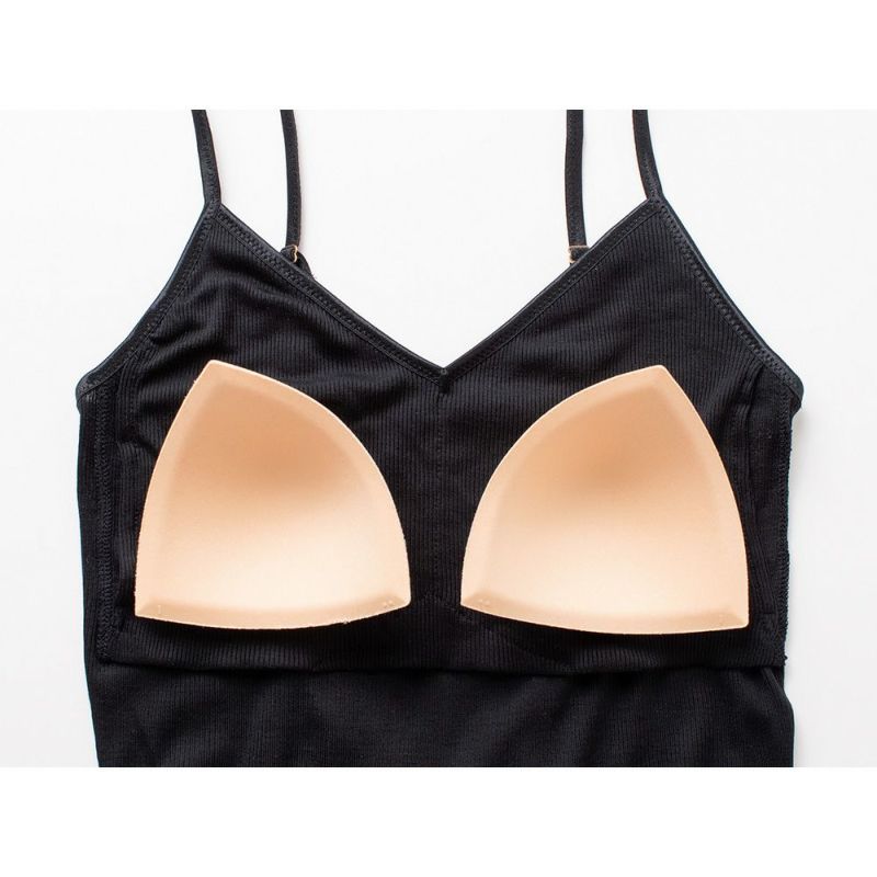 シルク100% テレコ カップ付き キャミソール 日本製 ウォッシャブル加工