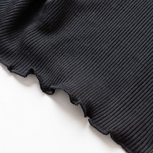 シルク100% テレコ カップ付き キャミソール 日本製 ウォッシャブル加工