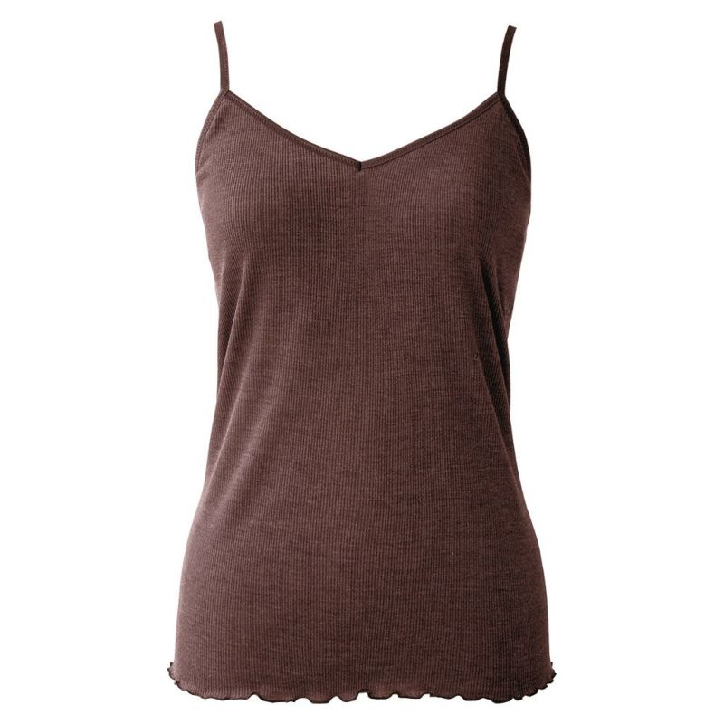 シルク100% テレコ カップ付き キャミソール 日本製 ウォッシャブル加工