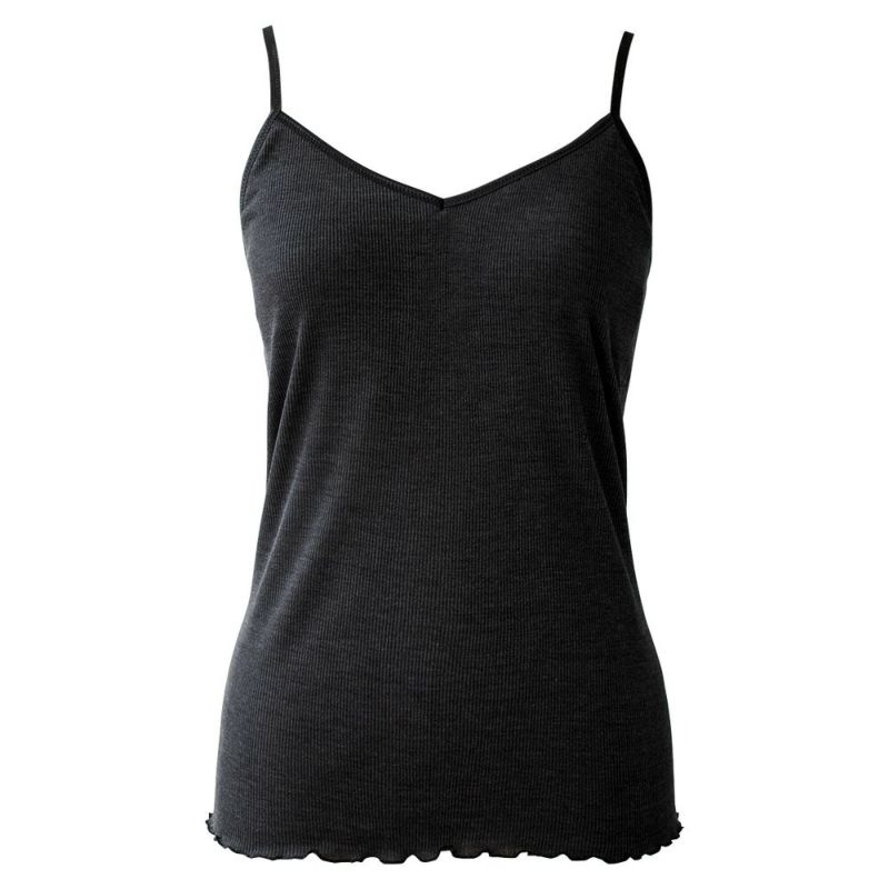 シルク100% テレコ カップ付き キャミソール 日本製 ウォッシャブル加工