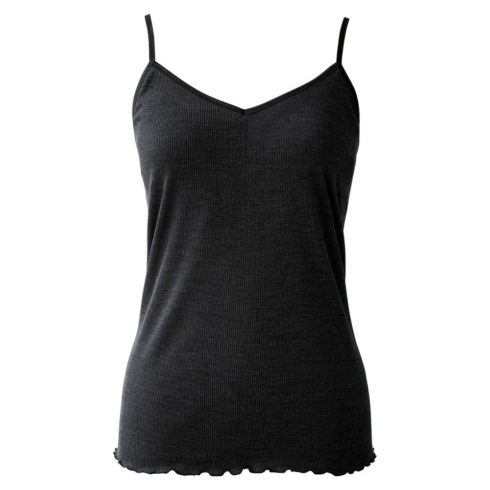 シルク100% テレコ カップ付き キャミソール 日本製 ウォッシャブル加工