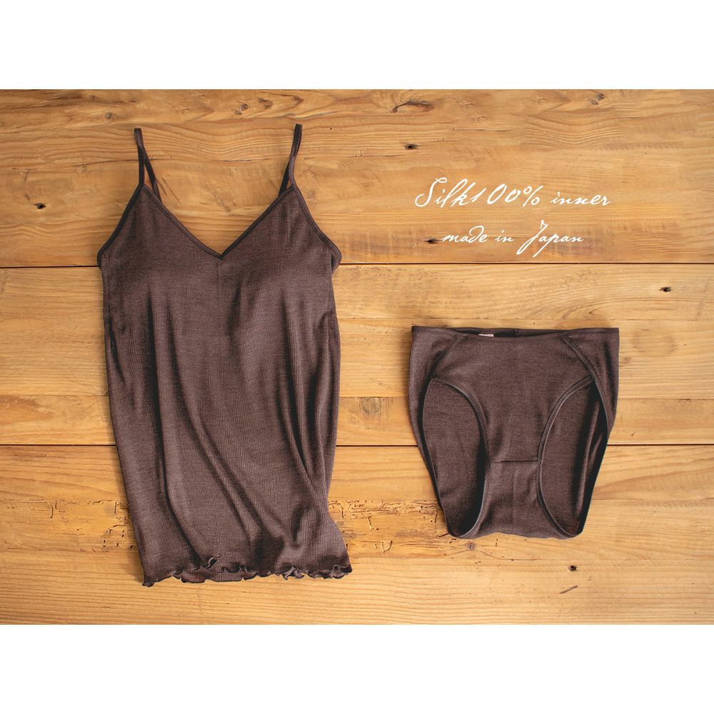  シルク100％ テレコ ショーツ 日本製 ウォッシャブル加工