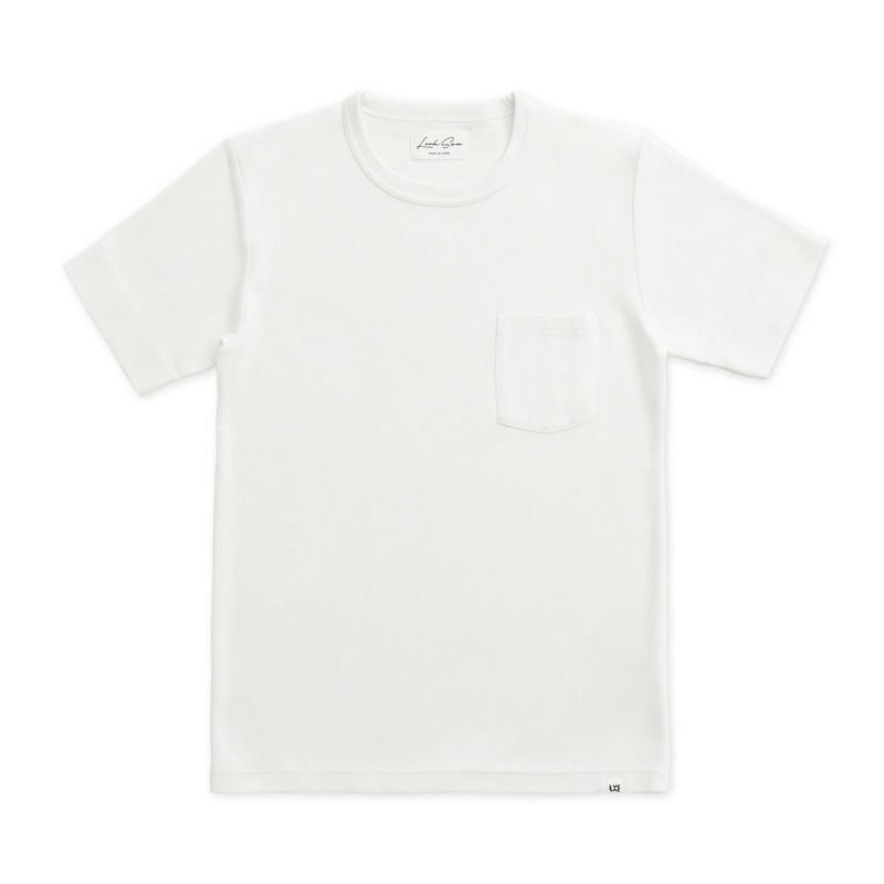 シルクコットン スムース クルーネック 半袖 Tシャツ 日本製 メンズ