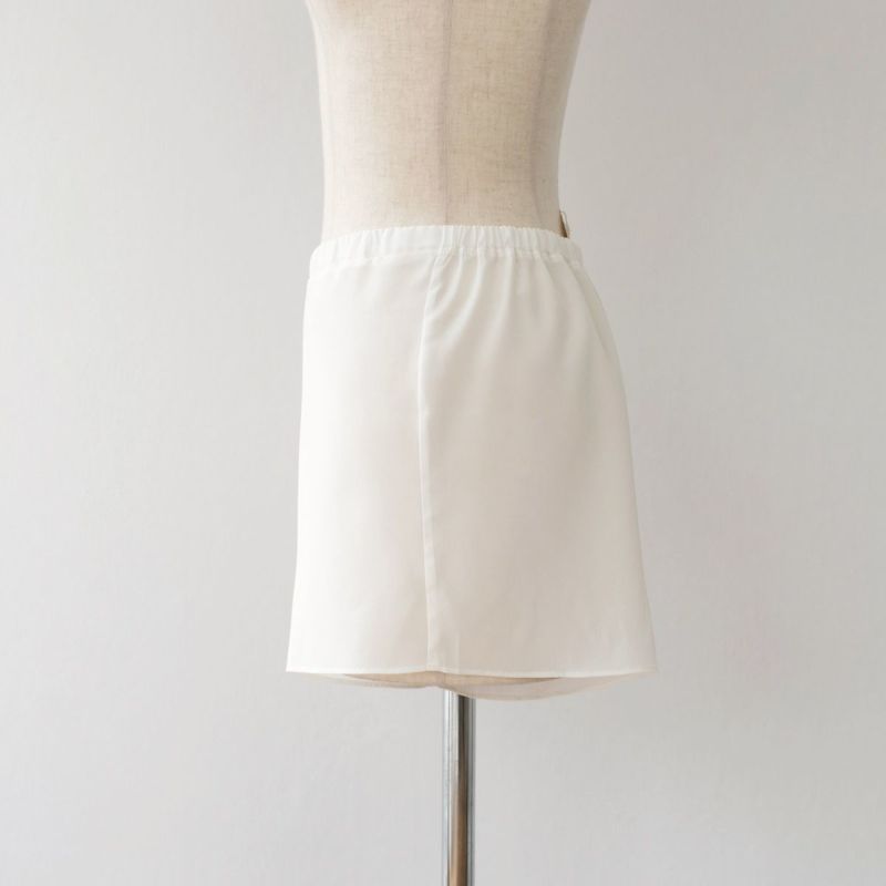 シルク クレープデシン ストレッチ タップパンツ 日本製