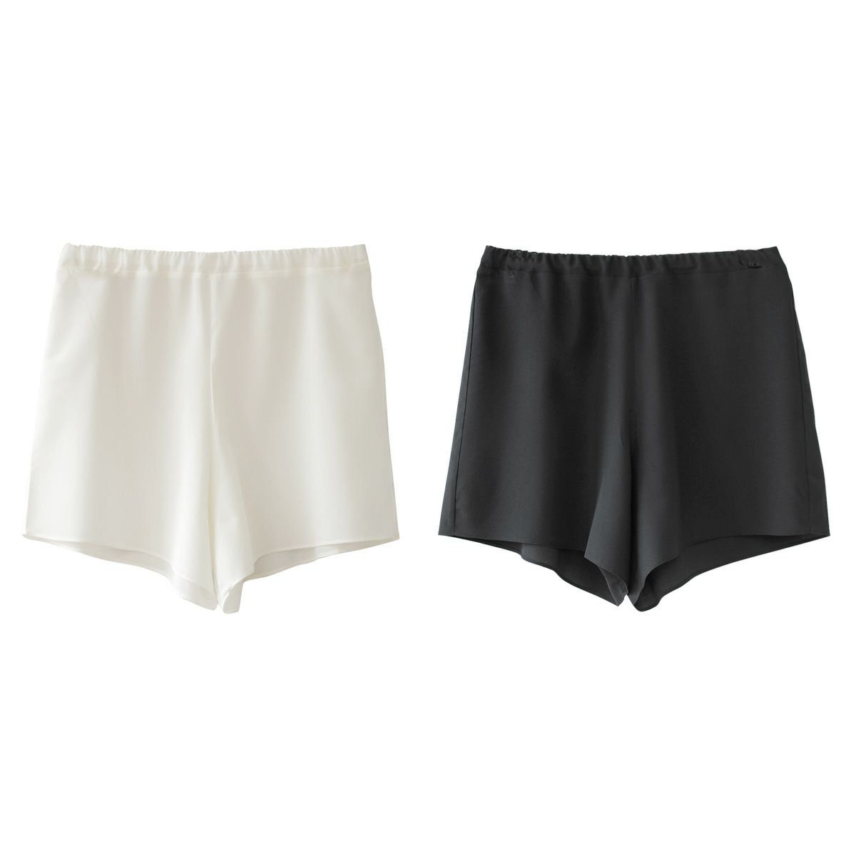 シルク クレープデシン ストレッチ タップパンツ 日本製