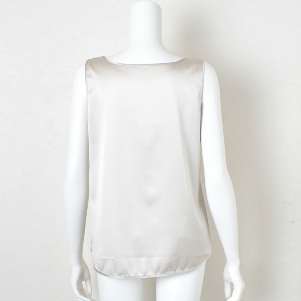 シルクサテンストレッチ タンクトップ 19匁