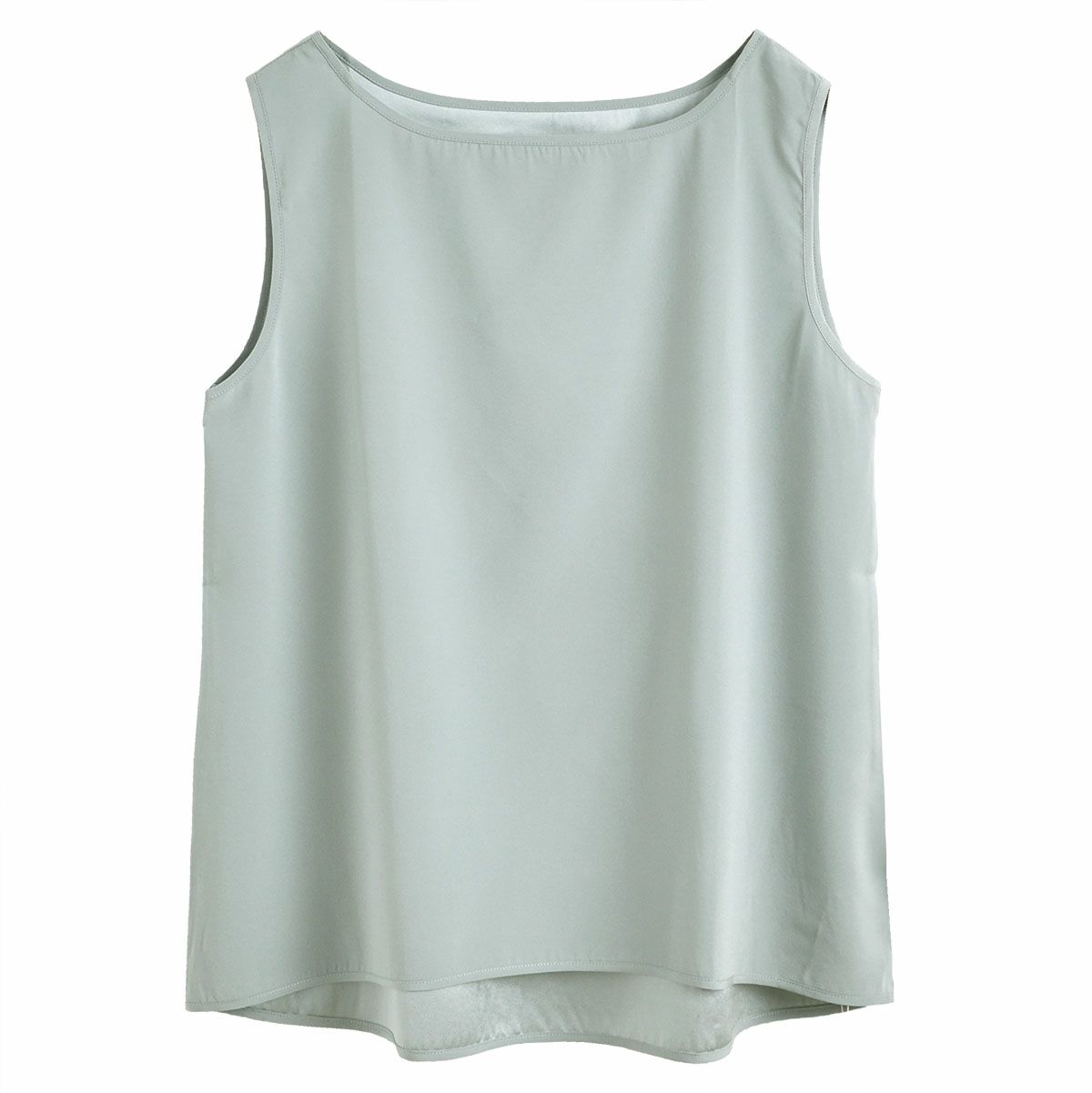  シルクサテンストレッチ タンクトップ