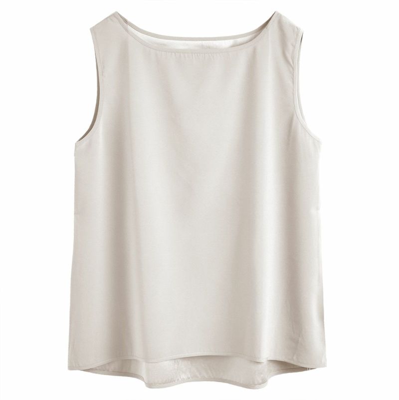 シルクサテンストレッチ タンクトップ 19匁