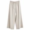シルクサテンストレッチ ワイドパンツ 19匁