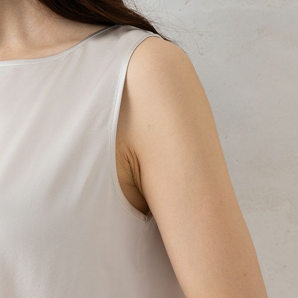 シルクサテンストレッチ パジャマ 上下セット