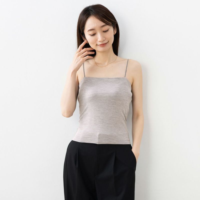 シルク ブラトップ ストレッチ ソフトベア天竺 日本製