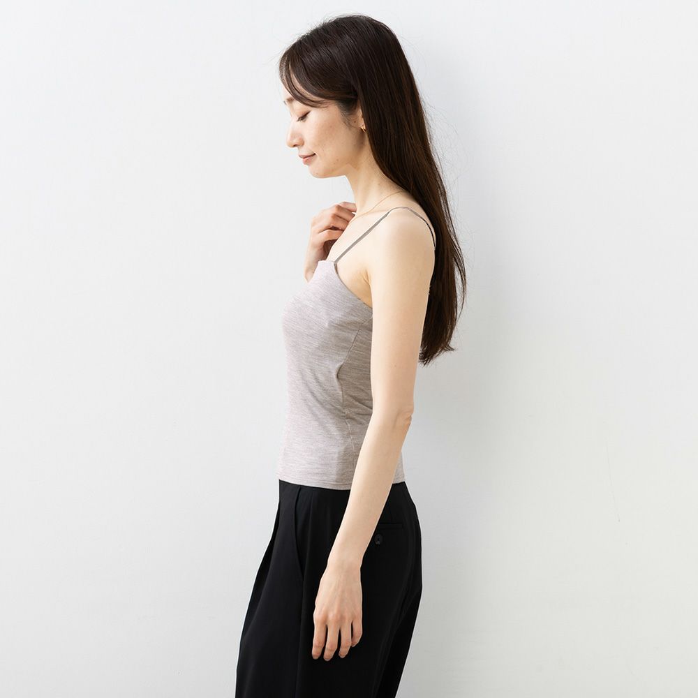 シルク ブラトップ ストレッチ ソフトベア天竺 日本製