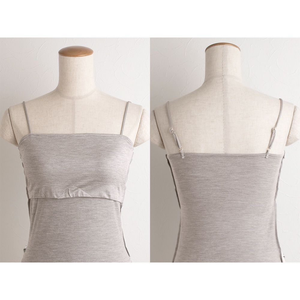 シルク ブラトップ ストレッチ ソフトベア天竺 日本製