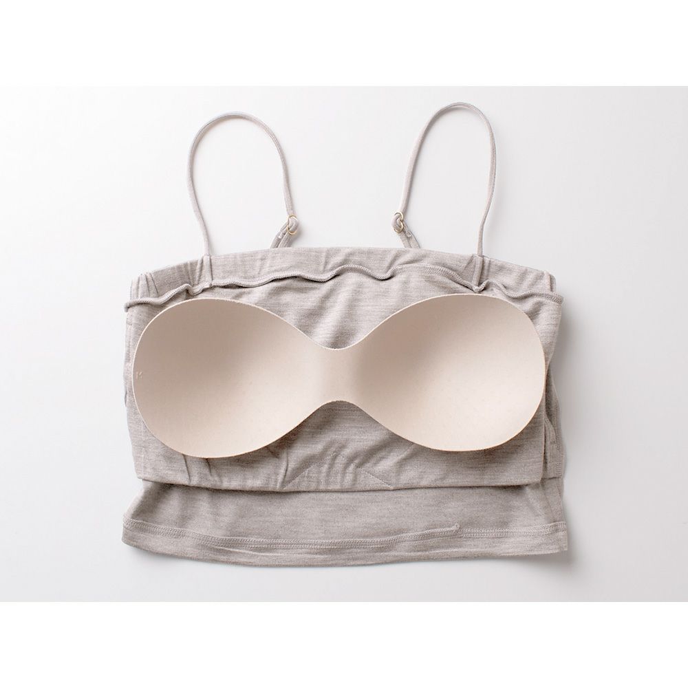  シルク ブラトップ クロップド丈 ストレッチ ソフトベア天竺 日本製