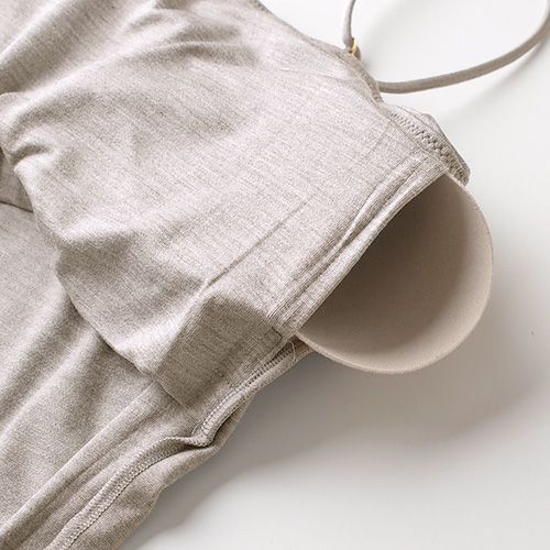  シルク ブラトップ クロップド丈 ストレッチ ソフトベア天竺 日本製