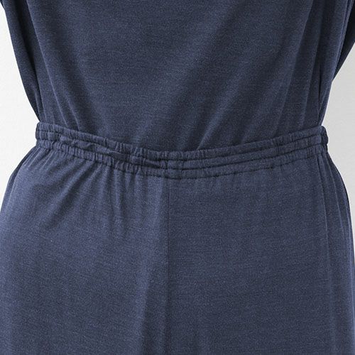 シルク100% ソフトジャージー パジャマ 上下セット フレンチ袖トップスとガウチョパンツ 日本製